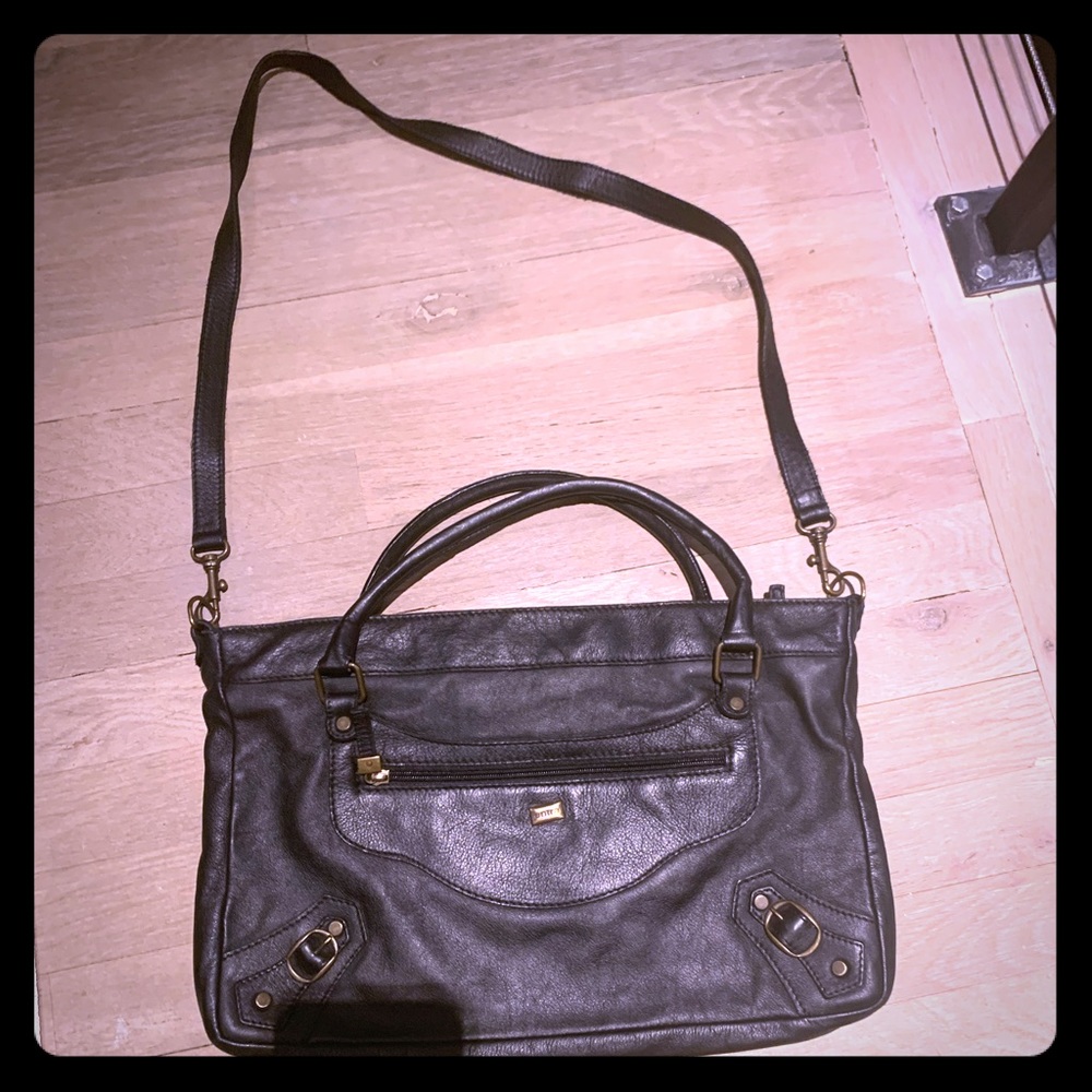 Entra Italian leather satchel